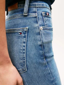 naisten farkut DNM Finn Flare RW, sininen><noscript><img width=