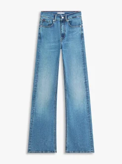 naisten farkut DNM Finn Flare RW, sininen><noscript><img width=