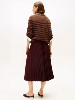 naisten hame, FLUID PLEATED PULL ON MIDI SKIRT><noscript><img width=