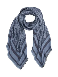 naisten huivi, TH MONOGRAM SQUARE>Tommy Hilfiger New