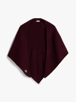 naisten huivi TOMMY SCRIPT CASH TRIANGLE SCARF,>Tommy Hilfiger Discount