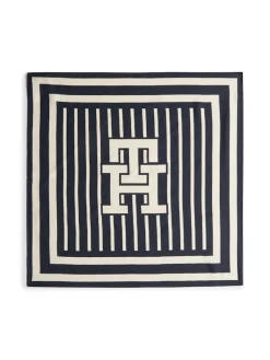 naisten huivi TH Elevated Chic Silk Square,>Tommy Hilfiger Outlet
