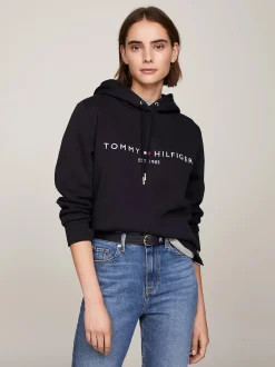 naisten huppari, TH HERITAGE HILFIGER HOODIE LS>Tommy Hilfiger