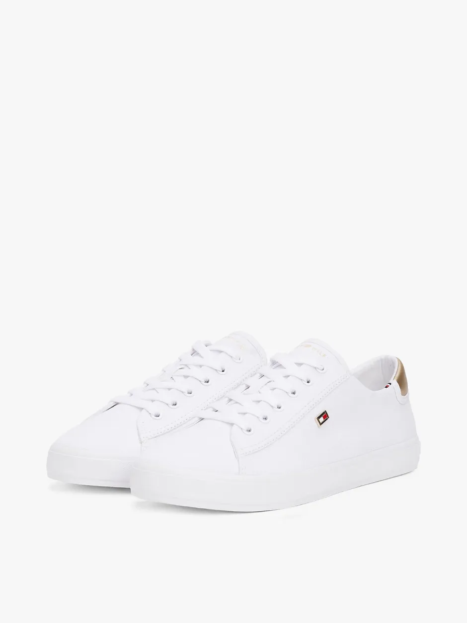 naisten kengät, VULK CANVAS LACE UP SNEAKER>Tommy Hilfiger Outlet