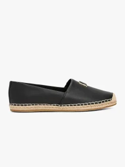 naisten kengät, TH LOGO LEATHER ESPADRILLE>Tommy Hilfiger