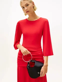 naisten laukku TH BRIGHT BRACELET HOBO SATIN,>Tommy Hilfiger