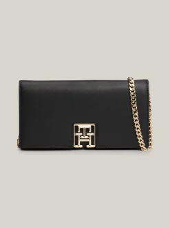 naisten lompakko, TH RESET LRG FLAP W CHAIN>Tommy Hilfiger Sale