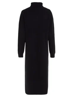 naisten mekko, MD WOOL CASH ROLL-NK MIDI DRESS><noscript><img width=