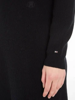 naisten mekko, MD WOOL CASH ROLL-NK MIDI DRESS><noscript><img width=