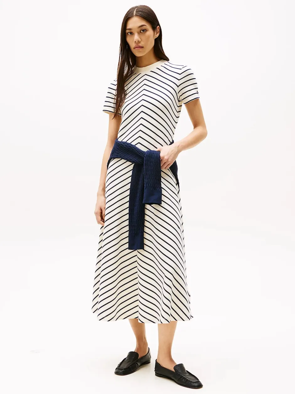naisten mekko, MODERN F&F MIDI DRESS>Tommy Hilfiger Discount