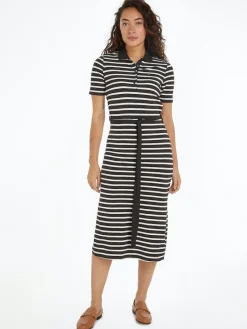 Naisten Mekko, REG BRETON MIDI POLO DRESS SS>Tommy Hilfiger Sale