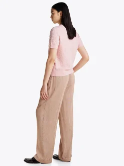 Naisten Neuletakki, MINI CABLE C-NK CARDI SS>Tommy Hilfiger Online