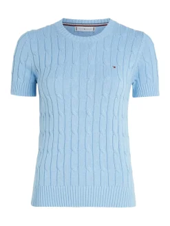 naisten neule, CO CABLE MID GG SS C-NK SWEAT><noscript><img width=