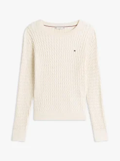 naisten neulepusero CO Cable C-NK LS Sweater,><noscript><img width=