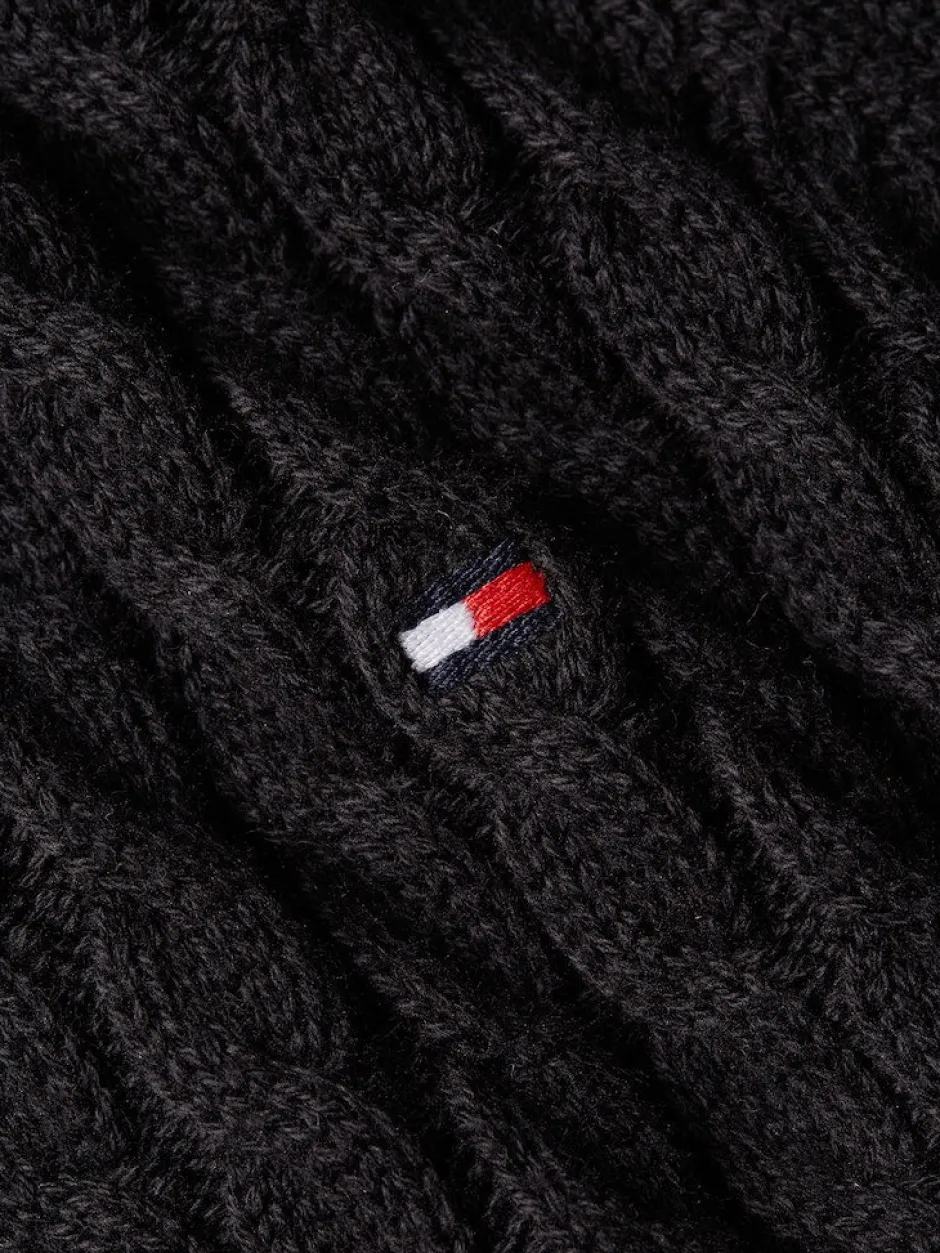 naisten neule, CO MINI CABLE C-NECK SWEATER>Tommy Hilfiger New