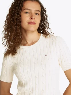 naisten neule, CO CABLE MID GG SS C-NK SWEAT><noscript><img width=