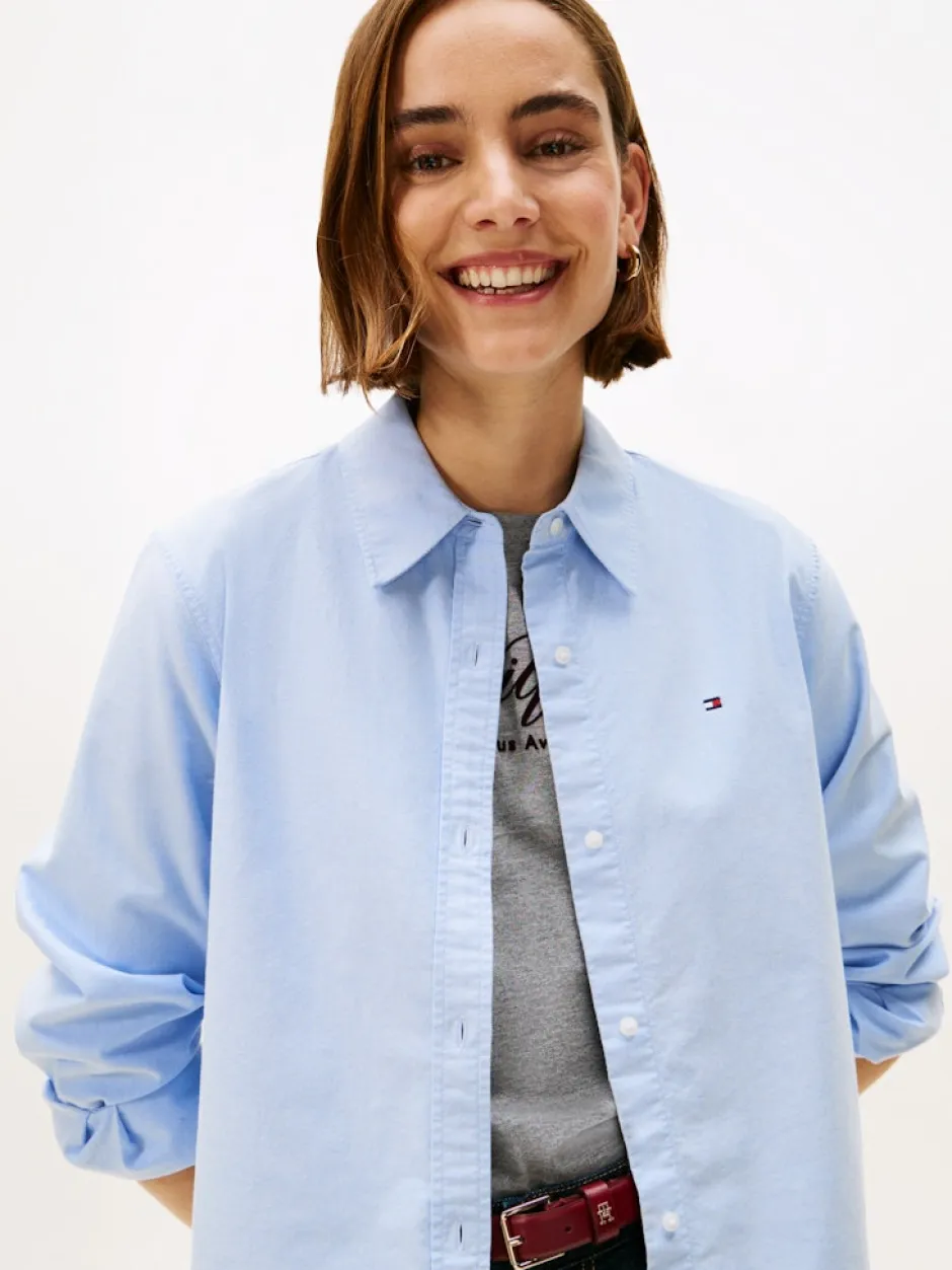 naisten paitapusero, OXFORD RELAXED FIT SHIRT>Tommy Hilfiger Clearance
