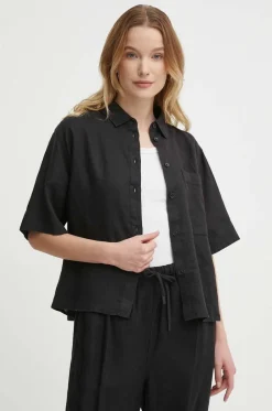 naisten pellavapaita, LINEN SS SHIRT>Tommy Hilfiger Hot