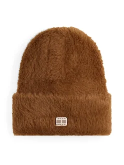 naisten pipo W HERITAGE FLUFFY BEANIE,>Tommy Hilfiger Discount
