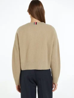 naisten pusero, TH SCRIPT SOFT WOOL SWEATER>Tommy Hilfiger Best
