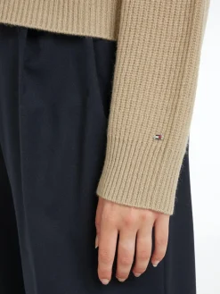 naisten pusero, TH SCRIPT SOFT WOOL SWEATER><noscript><img width=