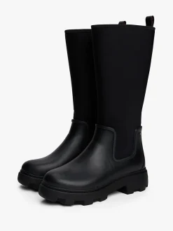 naisten saappaat FLAG LONG RAINBOOT WARM LINING,>Tommy Hilfiger Outlet