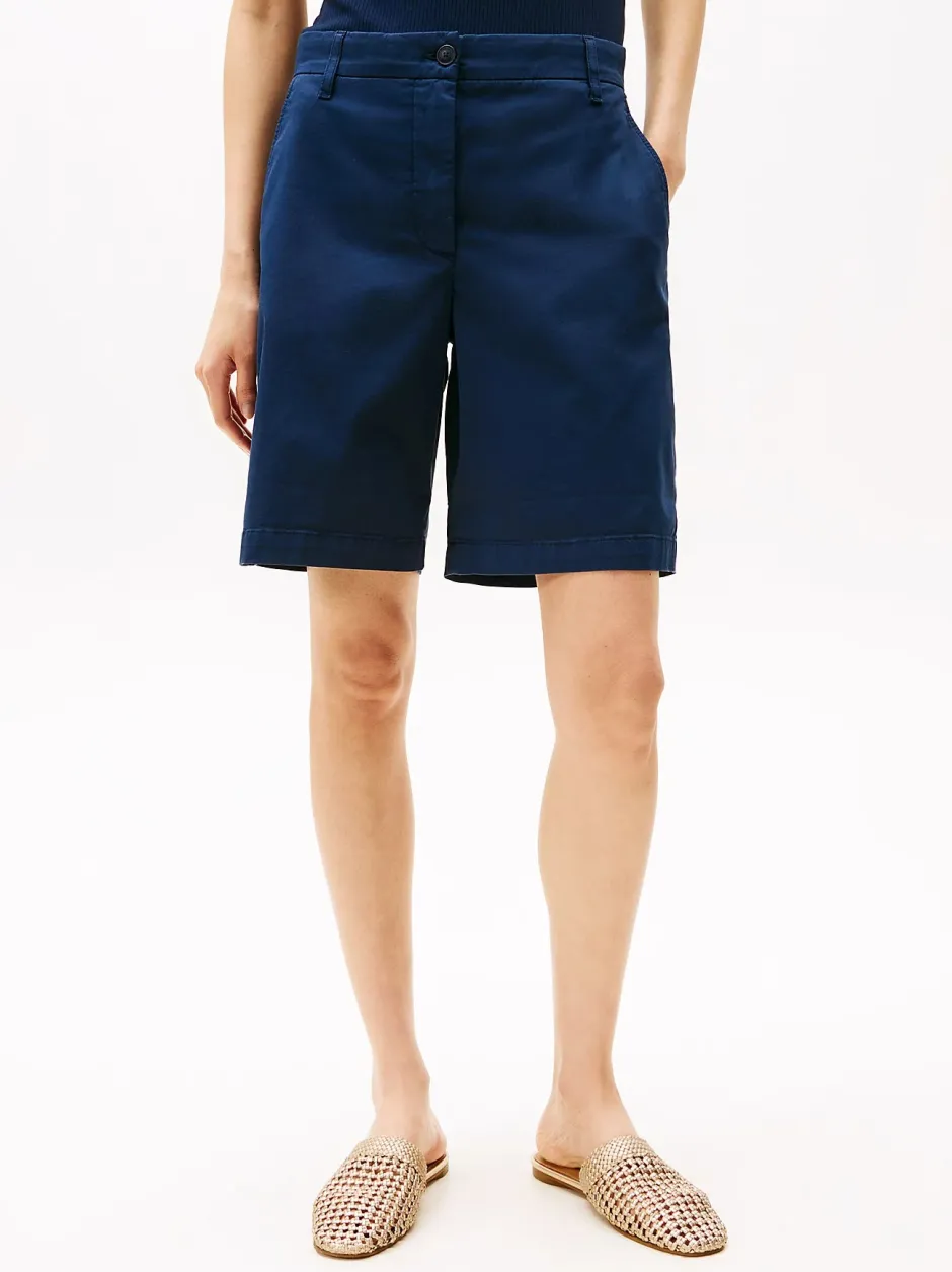 naisten shortsit, CO BLEND GMD CHINO SHORT>Tommy Hilfiger Clearance
