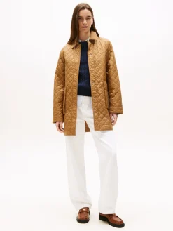 naisten tikkitakki, PADDED NYLON REG QUILTED COAT>Tommy Hilfiger Clearance