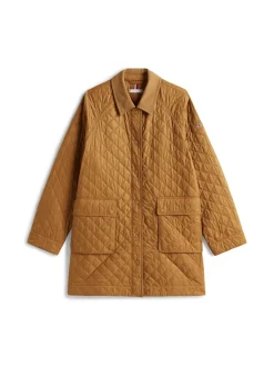 naisten tikkitakki, PADDED NYLON REG QUILTED COAT>Tommy Hilfiger Clearance