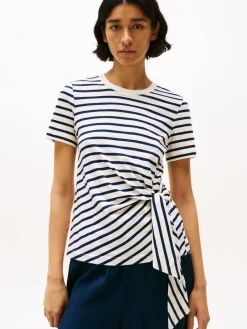 naisten t-paita, KNOT BOAT-NK SS TEE n>Tommy Hilfiger
