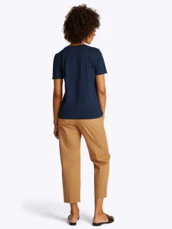 naisten t-paita, K-REG SCRIPT C-NK TEE SS>Tommy Hilfiger Online