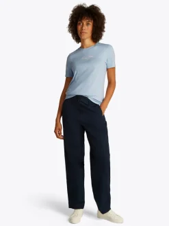 naisten t-paita, K-REG SCRIPT C-NK TEE SS>Tommy Hilfiger Sale