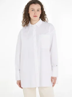 Naisten Väljänmallinen Kauluspaita, SMD ESSENTIAL LOOSE FIT SHIRT>Tommy Hilfiger Best