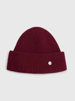 Pipo TH ELEVATED BEANIE>Tommy Hilfiger Clearance