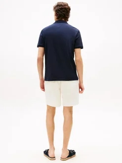 Regular Signature Zip Placket Polo Shirt><noscript><img width=