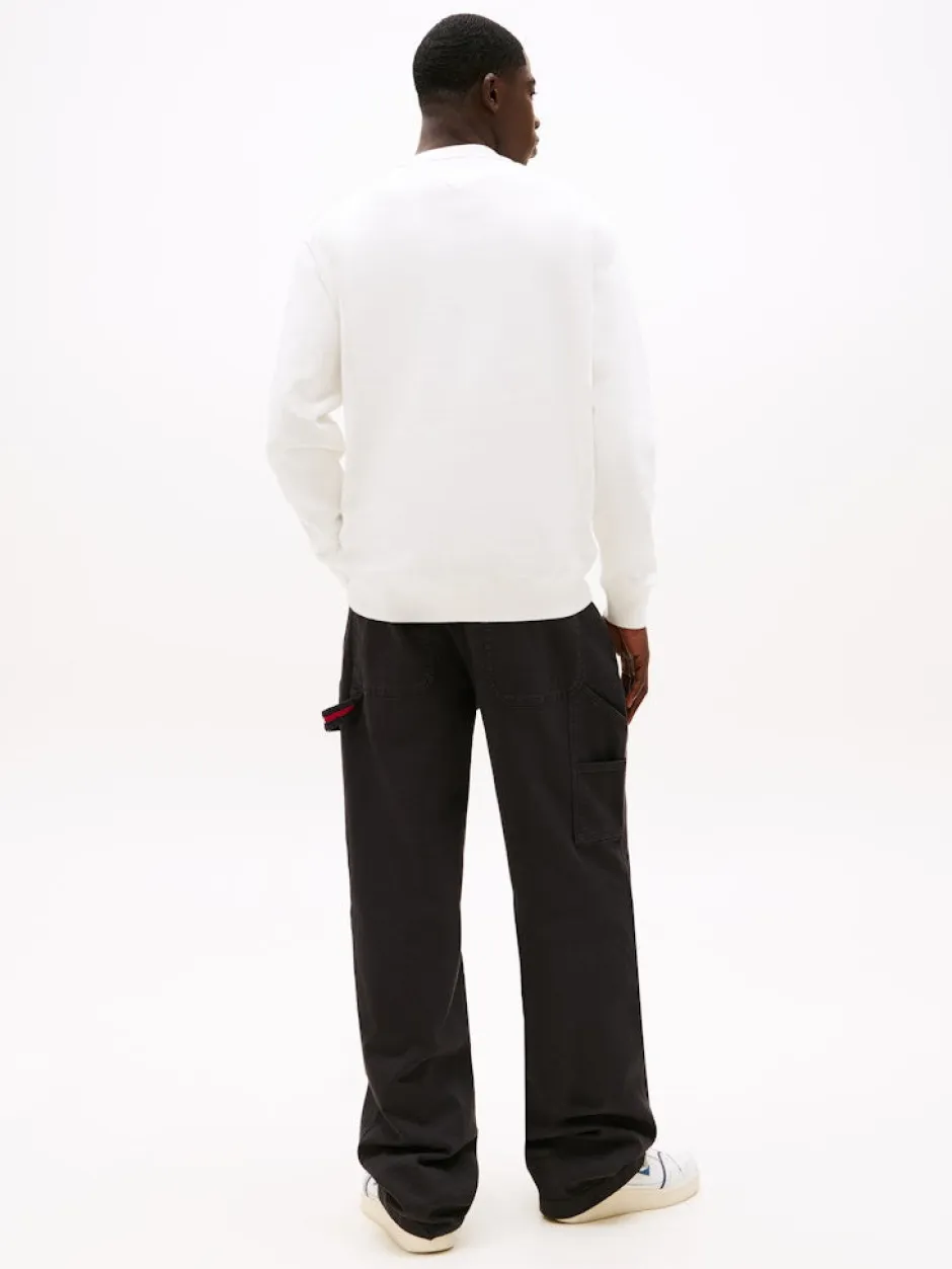 miesten collegepusero, TJM REG SFLAG CREWNECK>Tommy Jeans Clearance