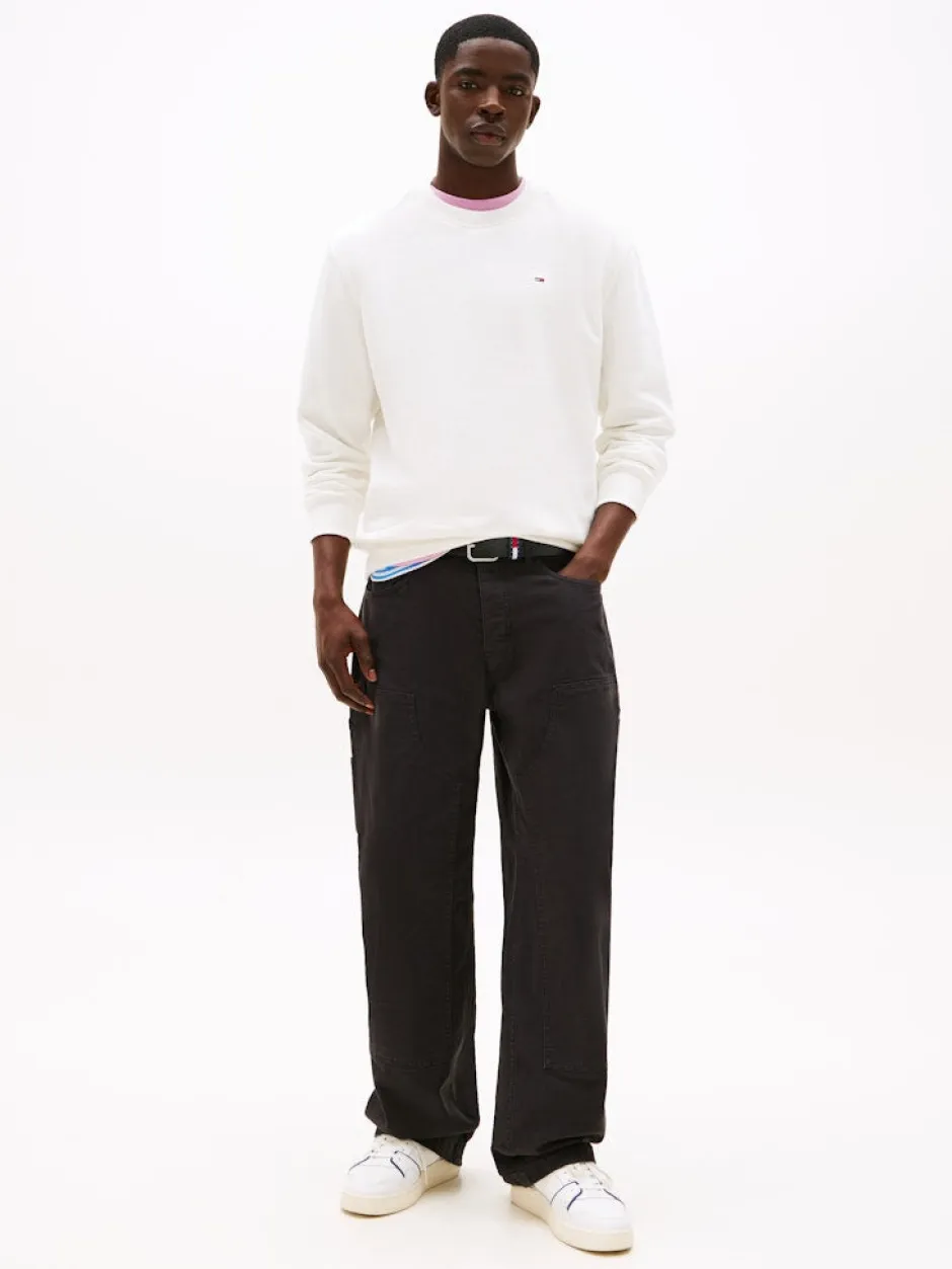 miesten collegepusero, TJM REG SFLAG CREWNECK>Tommy Jeans Clearance