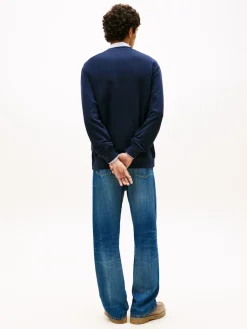 miesten collegepaita TJM Reg Sign Stripe Cnck EXT,>Tommy Jeans Discount