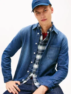 miesten farkkupaita TJM Denim Regular Fir Shirt EXT, sininen><noscript><img width=