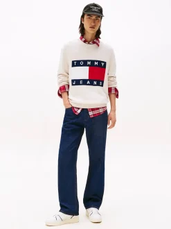 miesten neulepusero, TJM REG MELANGE FLAG SWEATER><noscript><img width=