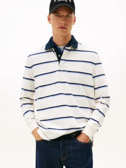 miesten paita TJM RLX WOVEN LABEL RUGBY,>Tommy Jeans