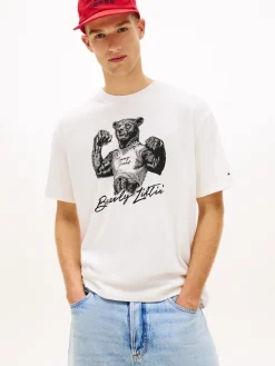 miesten t-paita TJM RLX Bear SS Tee,>Tommy Jeans Best