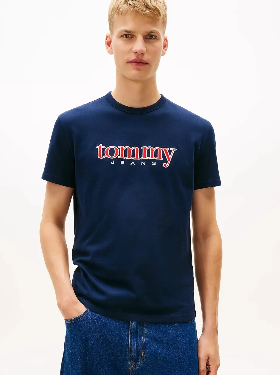 miesten T-paita TJM REG APPLIQ GRAPHIC SS T EXT,>Tommy Jeans Online