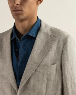 irtotakki Bilbao HL Modern Fit Linen Jacket,><noscript><img width=
