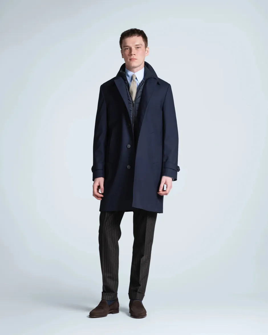 miesten villakangastakki Town, tummansininen>Turo New