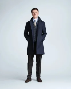 miesten villakangastakki Town, tummansininen>Turo New