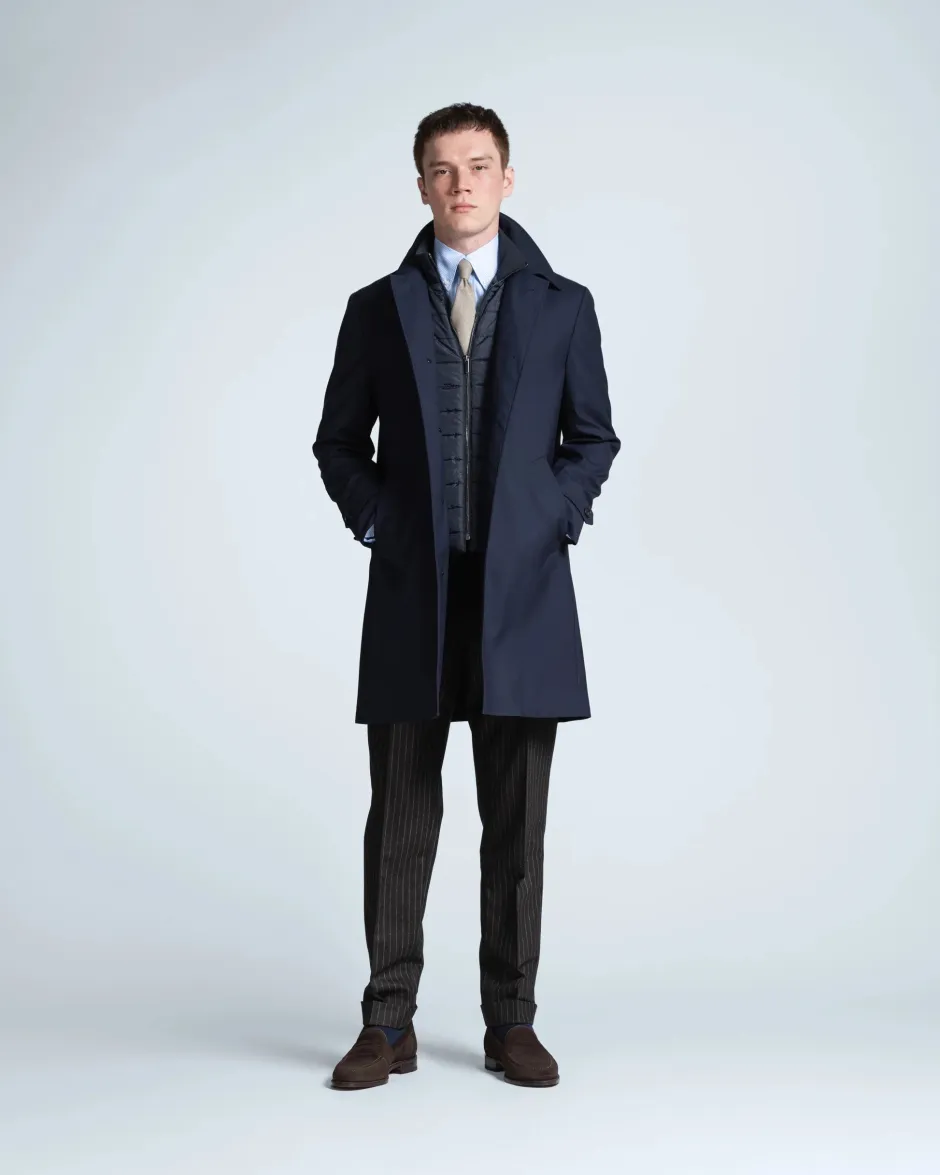 miesten villakangastakki Town, tummansininen>Turo New