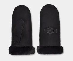 Naisten Käsineet, W SHEEPSKIN EMB MIT>UGG Hot