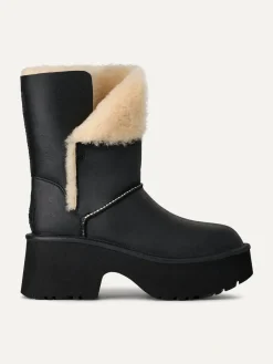 naisten saappaat, W NEW HEIGHTS CUFF LTHR>UGG Discount