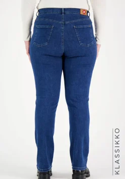 Naisten Farkut, Caramel 7345 Curvy Fit Indigo><noscript><img width=